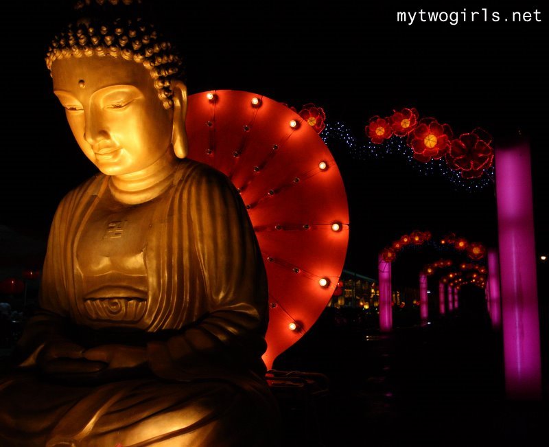 Budha statue in mini Parade